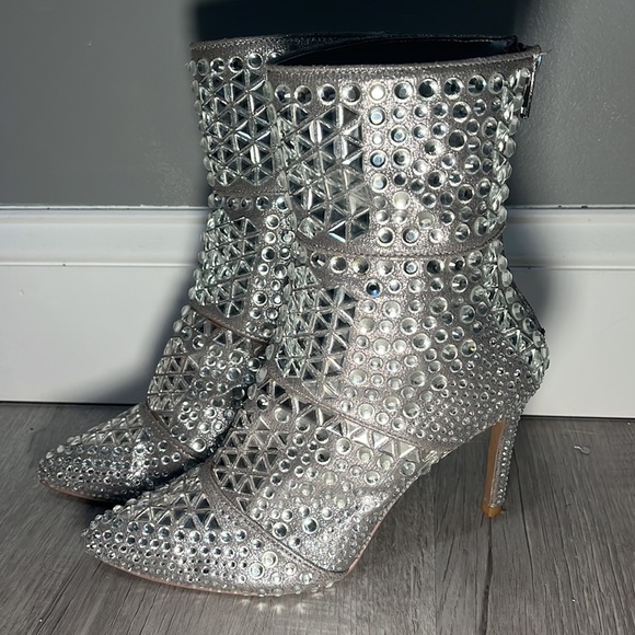 Steve Madden Rhinestone Boots - Picture 6 of 6